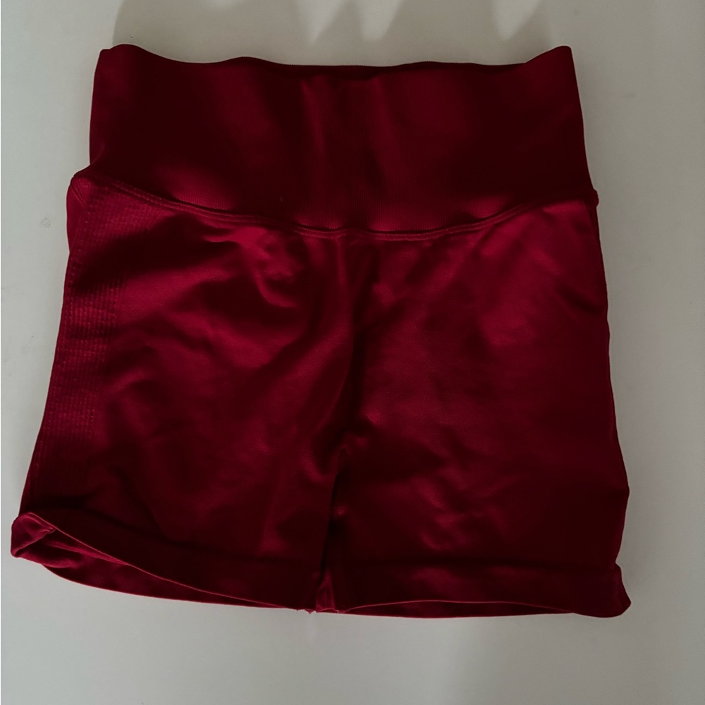 Women's Athletic Red Shorts